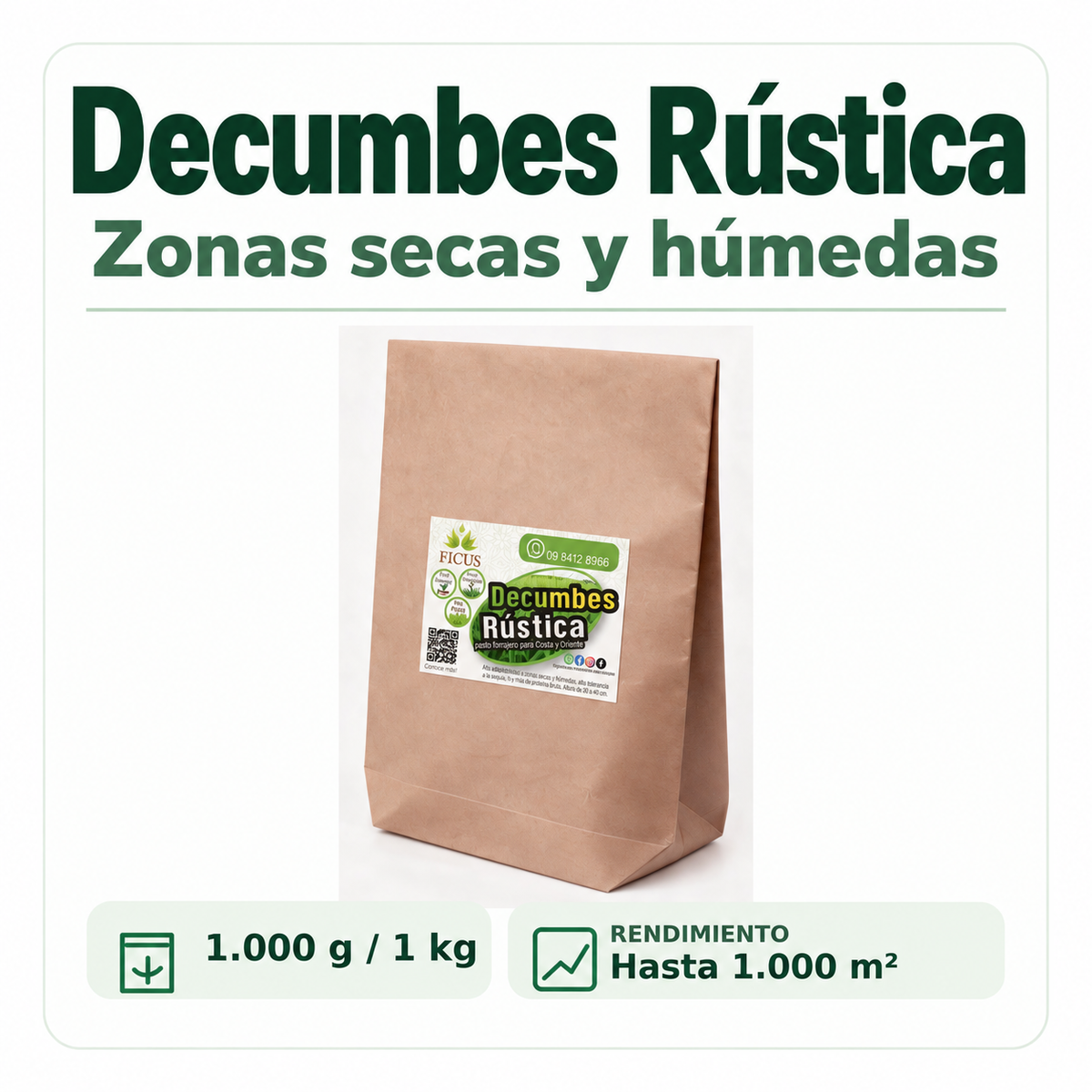 Decumbes Rústica 1000gr / 1kg